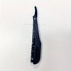 A black men's classic folding shaving razor with a dark handle and visible blade area.