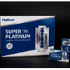 Box of FlyDear Super Platinum stainless steel razor blades for double edge shaving.