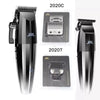 JRL grooming kit showing two hair trimmers, the 2020C and 2020T models.