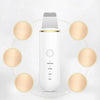 A white ion cleansing device with a silver top is shown surrounded by circular arrows indicating its functions.