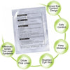 A package of under-eye lash application patches with various benefits listed around the product.