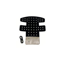 Casco masajeador para cuero cabelludo negro con múltiples luces infrarrojas rojas