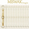 A set of natural Miswak toothbrushes packaged for sale.