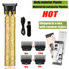 A set of electric hair trimmers with various guard sizes including 3mm, 1.5mm, 4mm, and 2mm, packaged in a box.