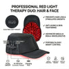 Professional red light therapy duo featuring a scalp and face cap for hair and skin treatment.