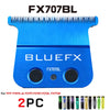 BlueFX FX707BL professional replaceable blade for trimmers and clippers sold as a 2-piece set
