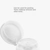 A white refillable push-down pump dispenser bottle for toner or makeup remover.