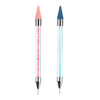 Kit de pince à strass à deux extrémités avec une pointe rose et bleue