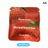 Un paquet de trois bâtons de goût de fraise pour un inhalateur d'huile essentielle