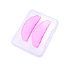 Klare Silikon-Lash-Perm-Pads mit pinkfarbigen Wimpern-Formen