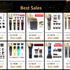 A collection of hair trimmers and clippers for sale, including Kemei and T9 models.