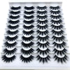 Présentation de faux cils de renard en tissu, haute volumétrie, dans diverses longueurs et styles.