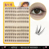 A package of Dingsen Cluster Eyelash Extensions showing various lash styles and an eye example.