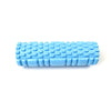 Light blue fitness foam roller for muscle recovery