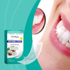 Box of Oralhoe whitening strips with a close-up of teeth and gums