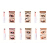 A collection of eye shadow sticks in various shades including red-brown, brown coffee, rose gold, peach blossom, earth colors