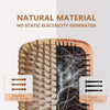 A comparison of a bamboo tooth comb and a plastic tooth comb for natural material use.