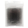 Sachet plastique transparent rempli de cotons-tiges de précision pour extensions de cils.