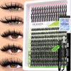 Packaging bags of Groinneya DIY spiky lash clusters for bold extensions