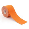 Roll of bright orange kinesiology tape for wrinkle reduction