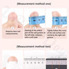 Instrucciones para métodos de medición de uñas uno y dos usando una regla y papel.
