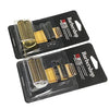 A black packaging set containing replacement barber blades for a Babyliss Pro electric shaver.