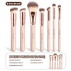 A set of 2 brush sets featuring various makeup brushes including powder, foundation, eyeshadow, and concealer brushes.