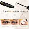 A 3 step process for removing false eyelashes using a Befer lash remover kit