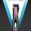 A close-up view of a professional stainless steel nail clipper set with a shiny finish.