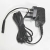 Black replacement power adapter cable and plug for professional barber shavers