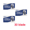FlyDear Super Platinum Edelstahlrasierklingenbox mit 30 Klingen