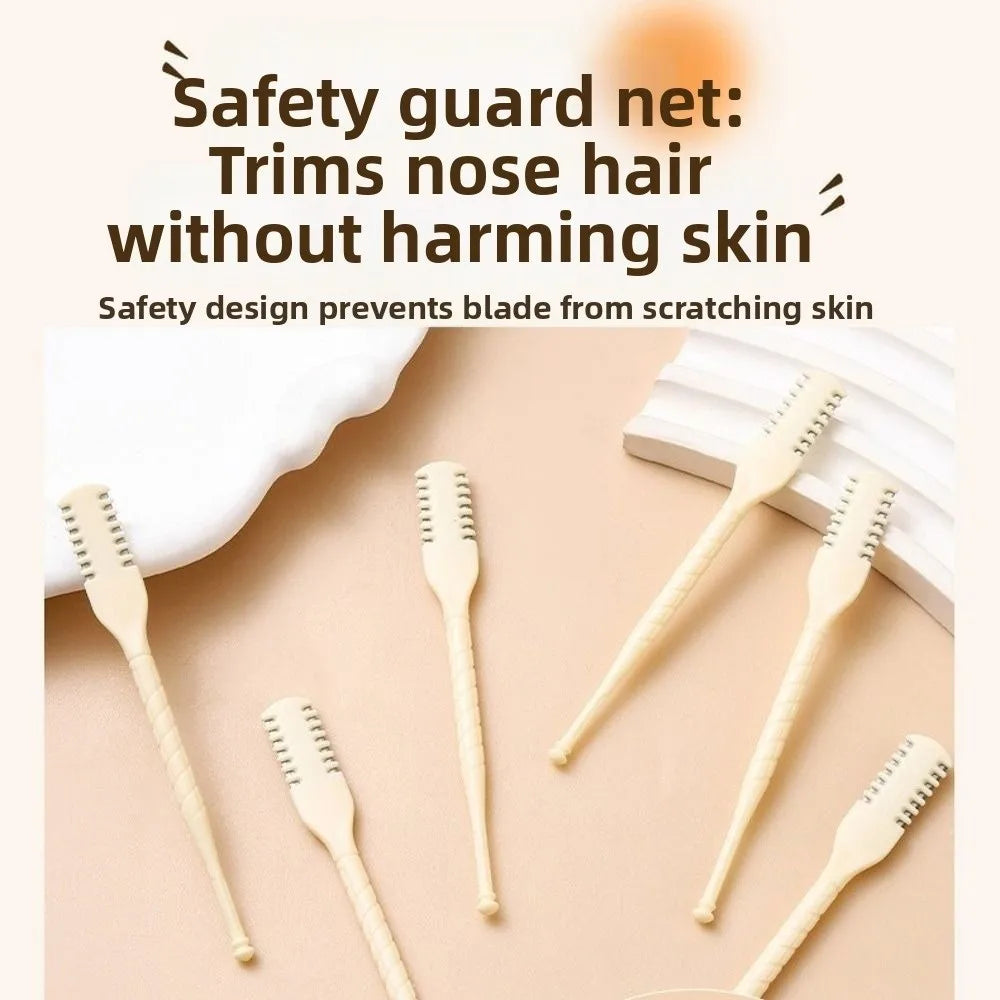 A set of reusable double-sided nose hair trimmers shown on a light background.