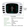 A white multifunctional IF TENS body massager device with a digital display and control buttons.