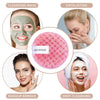A set of skincare products including a cleansing mask, exfoliating sponge, and deep-cleansing facial product.