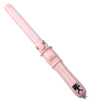 A pink automatic rotating curling iron tool.