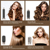 A collection of hair styling tools including a 40mm AUTO Adsorption Curler, Round Brush, Massage Brush, and Uniform Air Round