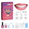 DIY Zahnkristall-Set mit Kosmetik-, Schmuck- und Dentalformen