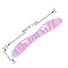 Pink V-line chin strap for facial slimming with adjustable sizing markings