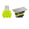 A yellow and black precision replacement blade assembly for electric trimmers.