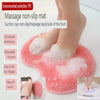 Pinkes, rutschfestes Massagepad mit Silikonpads zur Fußexfoliation und Massage