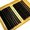 A box of DIY eyelash extensions containing 320 lash clusters with a natural mink feel.