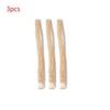 Three natural miswak toothbrushes shown individually on a white background.