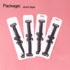 Three clear plastic packages of short style facial lifting bands with adjustable straps for anti-wrinkle support