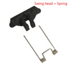 Black hair clipper swing head and spring replacement parts kit