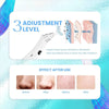 A white facial device for deep cleaning blackheads and pores, showing before and after skin results.