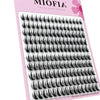 A package of MIOFIA false eyelashes featuring 160 clusters for a natural look.