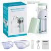 A portable mesh inhaler nebulizer device and accessories including a mask, liquid, and power supply.