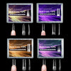 Ein Set weicher Gel-Tipps für Nagellängen in verschiedenen Formen und Farben.