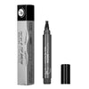 A set of four beard shaping pens for grooming and styling.