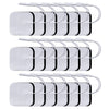 Un set de patchs d'électrodes réutilisables non tissés pour la stimulation musculaire, emballés en plusieurs groupes.